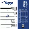 AKYGA ATX Power Supply 500W AK-C1-500 P4+4 2x PCI-E 6+2 pin 4x SATA 2x Molex APFC FAN 12cm