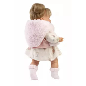 Lalka Llorens Joelle 38 cm — płacząca lalka o realistycznych cechach i miękkim korpusie