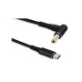 adapter złącza kabla Microconnect USBC-DC-5A-15V USB C na 5,5*2,5 1,2 m czarny