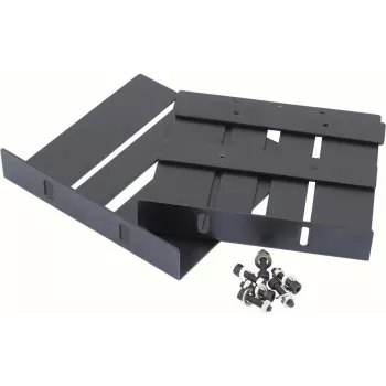 Kątowy uchwyt rackowy Omnitronic 30100937 3U do montażu sprzętu audio w szafach 19-calowych