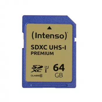 Karta pamięci Intenso 64GB SDXC UHS-I Klasa 10 3421490