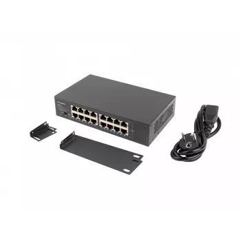 Przełącznik Lanberg RSGE-16 Rack 10/19 (16 portów 1Gb)