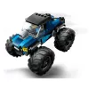 Zabawka konstrukcyjna LEGO City 60402 Niebieski Monster Truck z dużymi oponami, 148 elementów, 1 minifigurka, wiek 5+