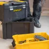 Twarda walizka na narzędzia Stanley Essential z tworzywa sztucznego, szara, żółta