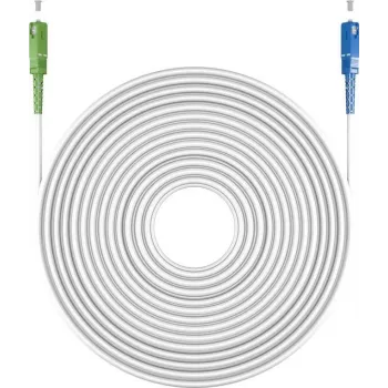 Goobay 59623 Kabel światłowodowy 15 m SC/UPC SC/APC FTTH OS2 Biały (59623)
