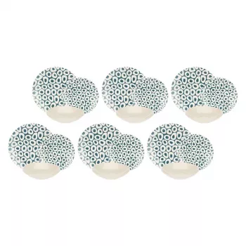 Serwis obiadowy dla 6 osób Rose&Tulipani R18420TA18 Sea Stones, 18 elementów