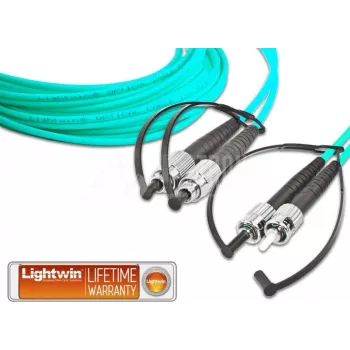 Kabel światłowodowy Lightwin LDP-50 FC-ST 5.0 OM3 5 m w kolorze aqua (LDP-50 FC-ST 5.0 OM3)