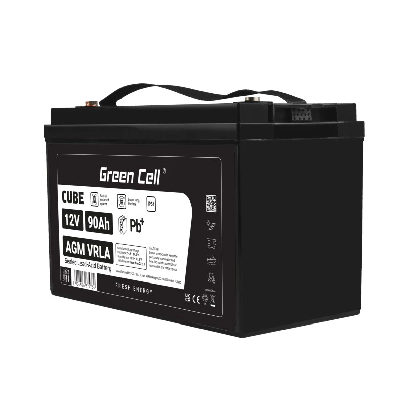 Bateria AGM VRLA 12V 90Ah IP54