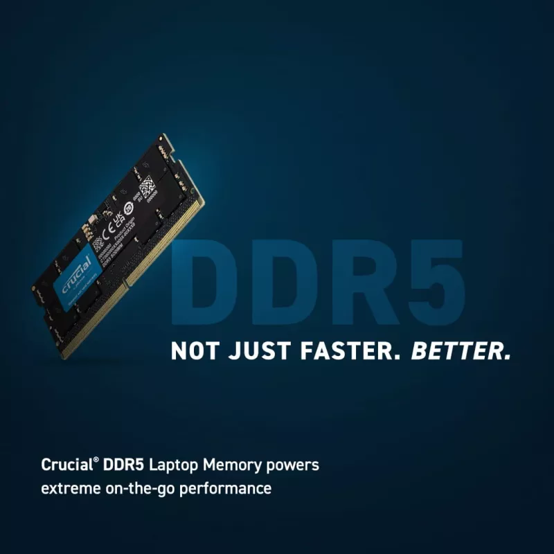 Crucial CT2K32G56C46S5 memory module 64 GB 2 x 32 GB DDR5 5600 MHz