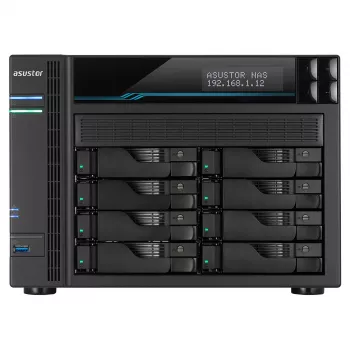 Asustor AS6508T NAS Tower Intel Atom® C3538 8 GB DDR4 0 TB ADM Czarny