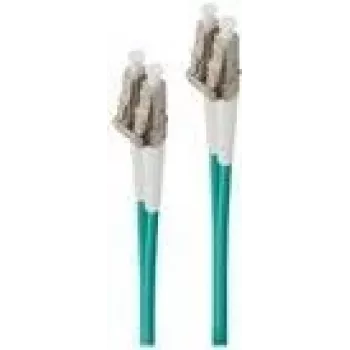 ALOGIC - Kabel krosowy - LC Multi-Mode (M) na LC Multi-Mode (M) - 2,0m - 2 mm - Światłowodowy - Dupleks - 50/125 mikrometrów - OM3 - Bezhalogenowy (LCLC-02-OM3)