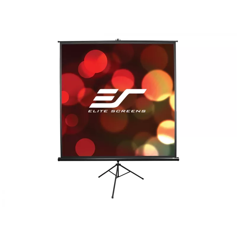 Elite Screens | Przenośny ekran projekcyjny rozkładany na statywie | T92UWH | Przekątna 92 cale | 16:9 | Szerokość obrazu (W) 203,2 cm | Czarny