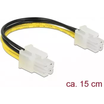 Wewnętrzny kabel zasilający DeLOCK 85450 0,15 m męski na męski