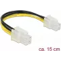 Wewnętrzny kabel zasilający DeLOCK 85450 0,15 m męski na męski