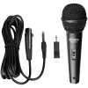 Mikrofon SVEN MK-110 (przewodowy, dynamiczny, metalowy, kabel 4,0 m, jack 6,3/3,5 mm, czarny)