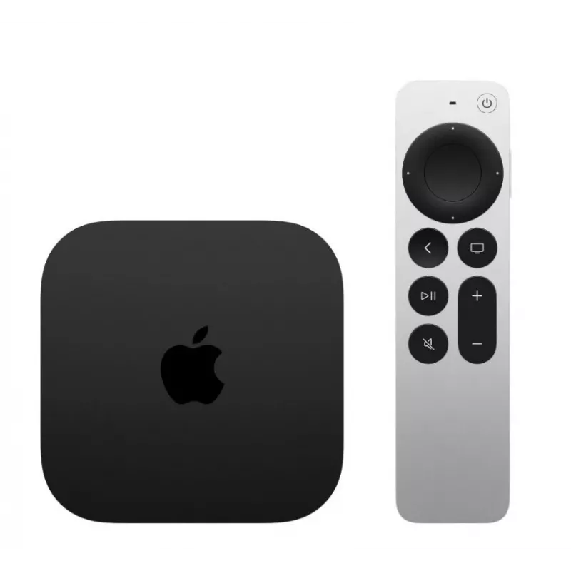 Apple TV 4K Czarny Srebrny 4K Ultra HD 64 GB Wi-Fi A15