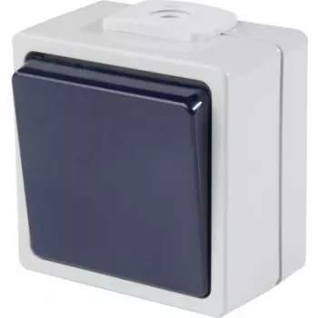 as - Schwabe 62450 Przełącznik natynkowy IP54 Szary (62450)