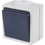 as - Schwabe 62450 Przełącznik natynkowy IP54 Szary (62450)