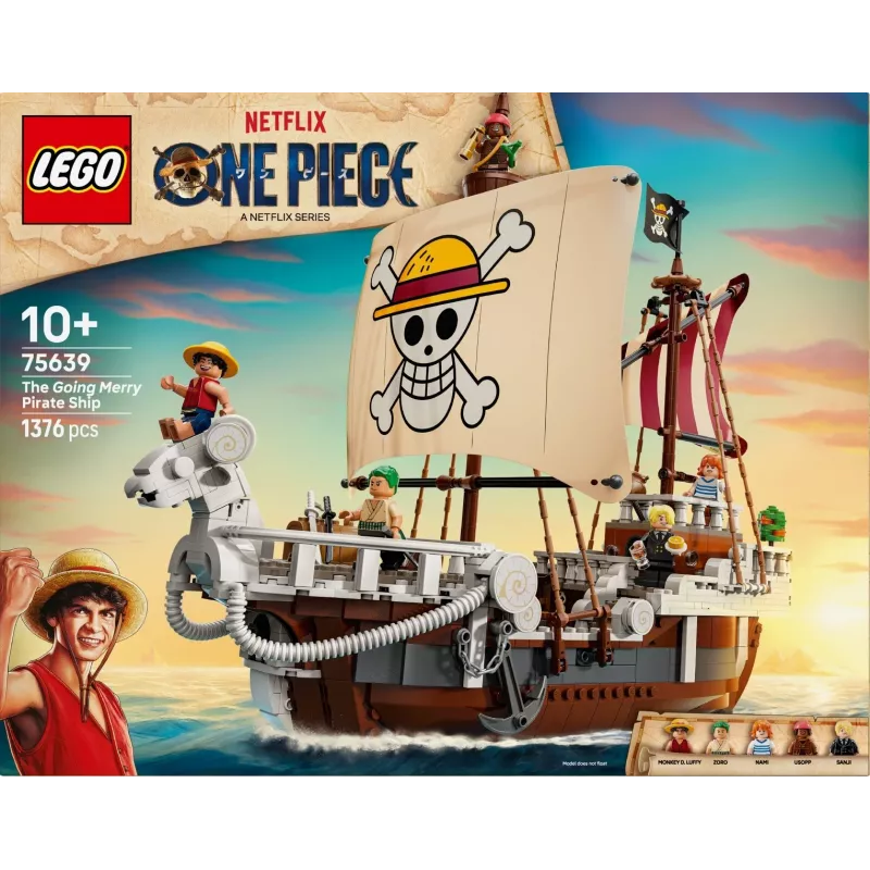 Zestaw LEGO Statek Piracki Going Merry 75639 — model klockowy One Piece
