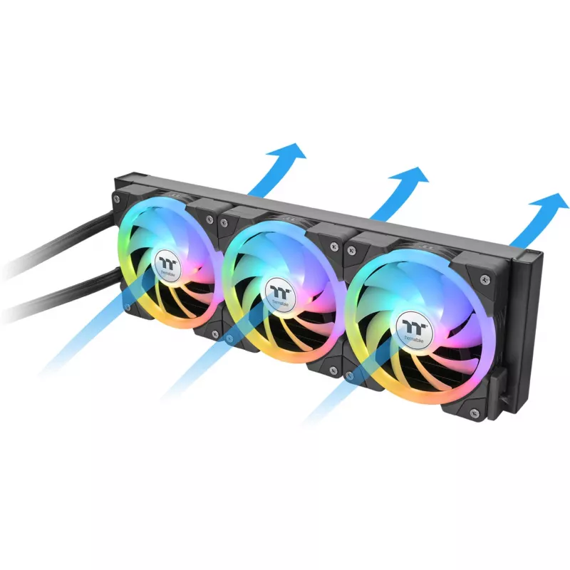 Chłodzenie cieczy AIO CPU THERMALTAKE MAGFloe 360 Ultra — radiator 360mm, wentylatory RGB