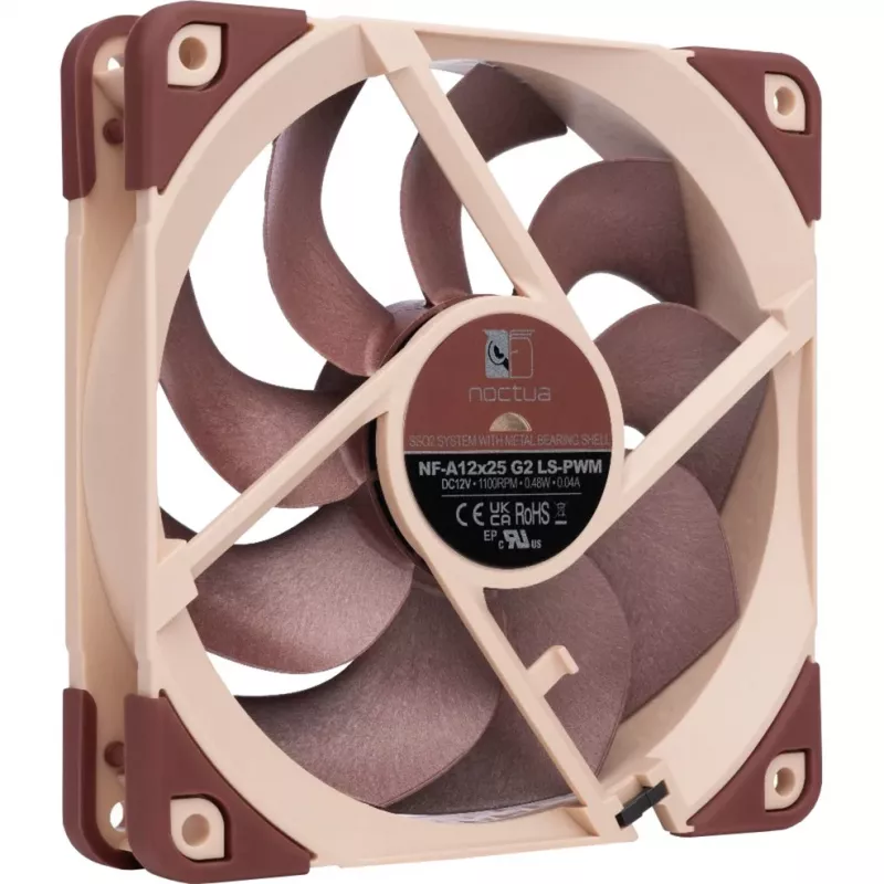Noctua NF-A12x25 G2 LS-PWM wentylator obudowy 120 mm z podłączeniem PWM, kompatybilny z adapterem niskoszumowym