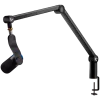 LOGITECH Yeticaster GX Dynamic RGB Gaming Mic with LIGHTSYNC and Premium Desktop Microphone Boom Arm - Czarny