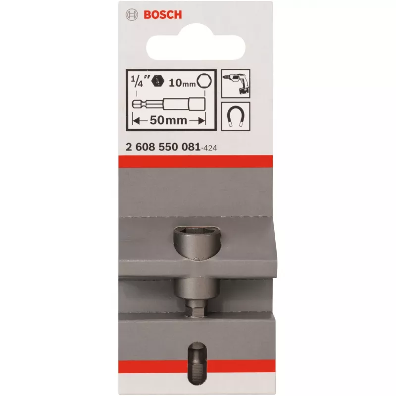 Nasadki udarowe Bosch Extra Hard 1 szt. Chwyt sześciokątny M6 50 mm