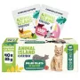 animal island Everyday mokra karma dla kota, filety z wołowiny i kurczaka w bulionie, 40 × 85 g, multipak