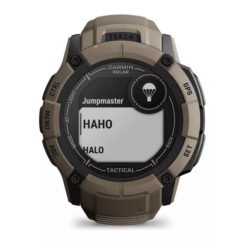Garmin Instinct 2X Solar Tactical Edition 2,79 cm (1,1) MIP 50 mm Cyfrowy 176 x 176 pikseli Ekran dotykowy Zielony GPS (satelitarny)