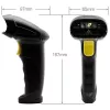 Qoltec 1D Laserowy Czytnik Kodów Kreskowych | USB | Czarny