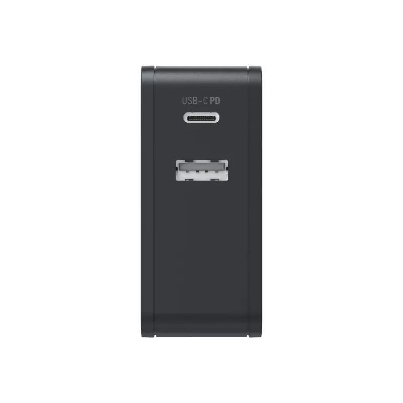 ANSMANN 247PD - Zasilacz - 45 W - 4700 mA - PD, QC 3.0 - 2 porty wyjściowe (USB, USB-C) - Czarny (1001-0095)