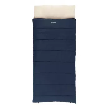 Śpiwór Outwell Contour Lux XL — prostokątny, dla dorosłych, poliester, 2200×1050 mm, dla użytkowników do 190 cm wzrostu, niebieski
