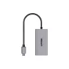 Adapter USB-C do RJ45 Unitek U1343AGY01 — Ethernet 5 Gb/s, USB-C (męski) do RJ45 (żeński), szary, kabel 0,15 m