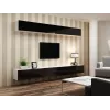 Cama zestaw mebli do salonu VIGO 13 biały/czarny połysk