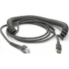 Kabel USB Datalogic, typu A, spiralny, 3,6 m (CAB-467)