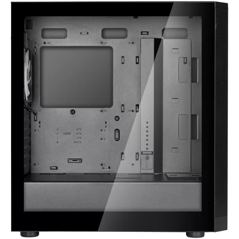 SilverStone FARA 514X czarna Hartowane szkło (SST-FA514X-BG)