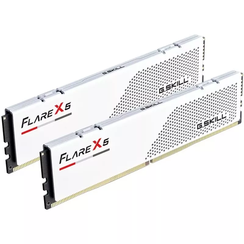 DIMM 64 GB DDR5-6000 (2x 32 GB) Dual-Kit, Arbeitsspeicher weiß, F5-6000J3636F32GX2-FX5W, Flare X5, INTEL XMP, AMD EXPO