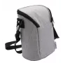 Torba termiczna Olympia BT 50 — czarno-szara, zamek błyskawiczny, 225×170×110 mm