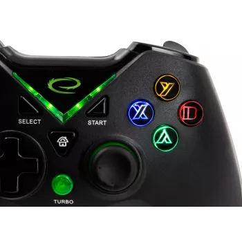 Gamepad Esperanza EGG114K przewodowy USB 2.0 czarny — 12 przycisków, 2 joysticki, wibracje, do PC i Xbox Series X/S/One