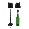 Lampka biurkowa LED ESPERANZA ELD119K Czarna — 3W, 4000K, 200 lm, USB-C, bateria 2400 mAh, wysokość 400 mm