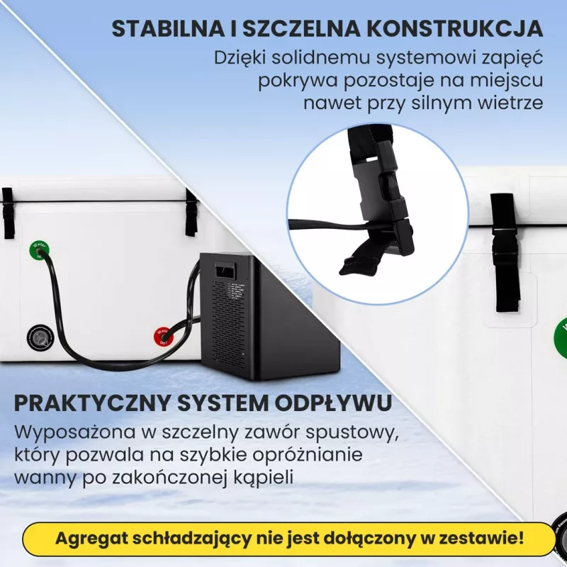 Extralink Ice Bath, wanna do morsowania, 150x80x65cm