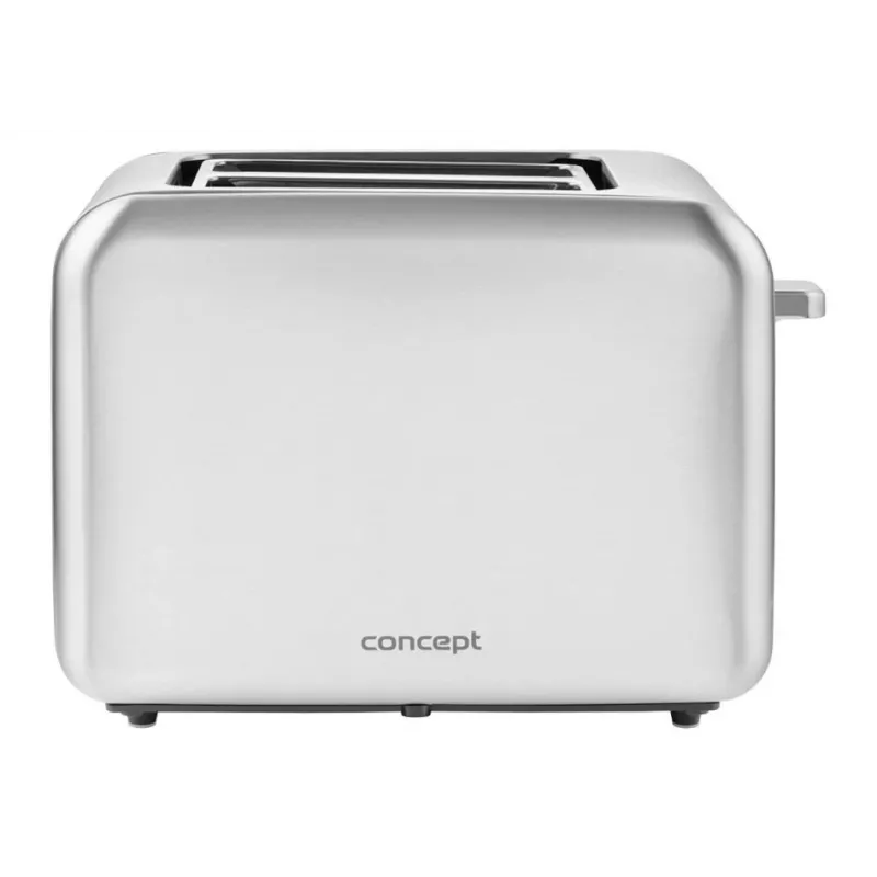 Toaster Concept Solution TE2050 — 2 kromki, 950 W, stal nierdzewna, 280×160 mm