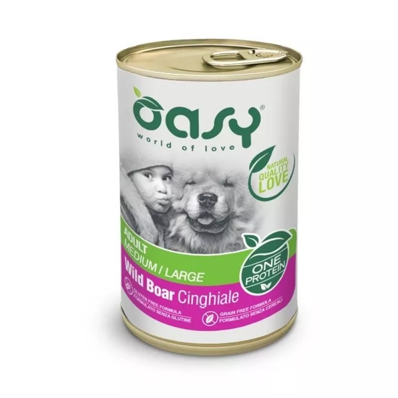 Oasy One Protein Adult Medium/Large dzik 400gr