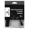Gembird A-MDPM-HDMIF-02 adapter kabla wideo Mini DisplayPort HDMI Typ A (Standard) Czarny