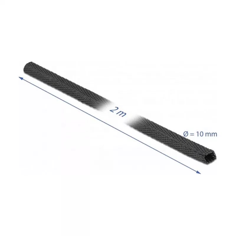 Kurczliwa rurka termokurczliwa DeLOCK 20792 2 m x 10 mm czarna