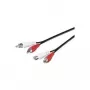 Kabel audio Microconnect AUDCH2 1,5 m 2 x RCA Czarny