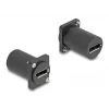 Moduł DeLOCK D-Type DisplayPort żeński do żeńskiego 4K czarny