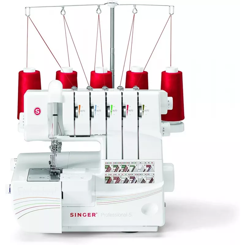 Maszyna do szycia Overlock Singer 14T968, prąd elektryczny, biała