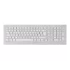 CHERRY DW 8000 klawiatura z myszką do biura RF Wireless francuski Srebrny, Biały