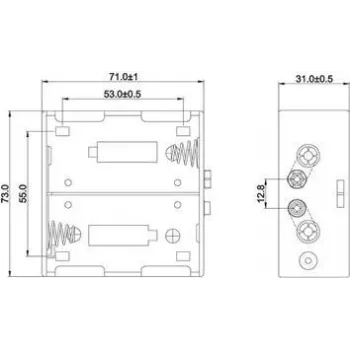 Wentronic 11452 Bateria Czarna
